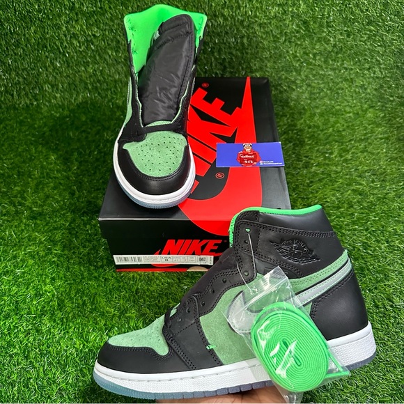 2020 Air Jordan 1 High Zoom “Zen Green” - Picture 5 of 13